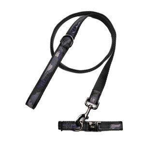 Lug Fetch Pet Collar & Leash Set in Mignight Camo NEW